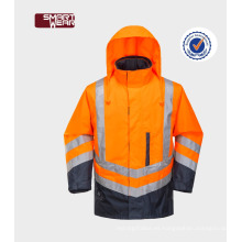 Alta visibilidad Clase 2 Ropa de trabajo Seguridad reflexiva Hola vis uniformes construcción ropa de trabajo profesional